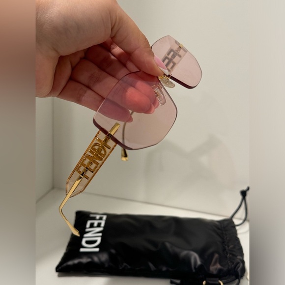 Fendi graphy glasses rose - Picture 5 of 10